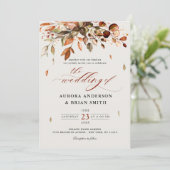 Invitation Automne Quitte Russe Pays Boho Mariage Dans (Debout devant)