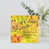 Invitation AUTOMNE QUITTE Thanksgiving Dîner (Debout devant)