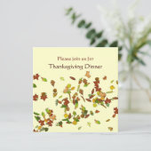 Invitation AUTOMNE QUITTE Thanksgiving Diner Party (Debout devant)