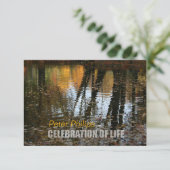 Invitation Automne Réflexions Célébration de la vie Invitatio (Debout devant)