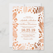 Invitation Automne Russe Automne Mariage Woodland (Devant)