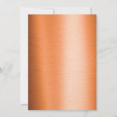 Invitation Automne Russe Automne Mariage Woodland (Dos)