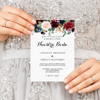 Automne Russe éblouissant Bourgogne Mariage espagn