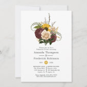 Invitation Automne Rustique - Automne Dîner De Répétition Flo (Devant)