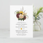 Invitation Automne Rustique - Automne Dîner De Répétition Flo (Debout devant)