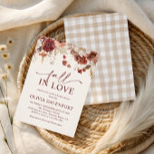 Invitation Automne Rustique Automne Rustique Floral Fête des