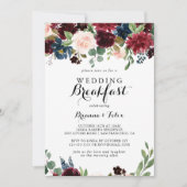 Invitation Automne Rustique Moderne Calligraphie Mariage Peti (Devant)