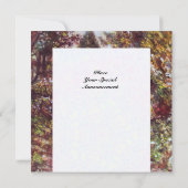 INVITATION AUTOMNE SILENCIEUX À FLORENCE (Dos)