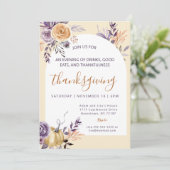 Invitation AUTOMNE Thanksgiving (Debout devant)