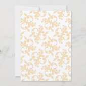 Invitation Automne Tomate Sauvée Mariage à la date (Dos)