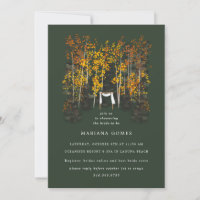 Automne Trees Altar Mariage, événement