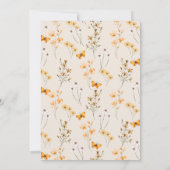 Invitation Automne Un Baby shower Un Peu Citrouille Neutre Ho (Dos)