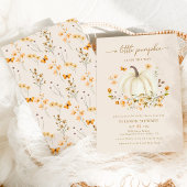 Invitation Automne Un Baby shower Un Peu Citrouille Neutre Ho