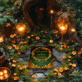 Invitation Automne vert et orange de Druid Hill