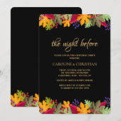 Invitation Automne Vibrant (Devant / Derrière)