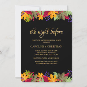 Invitation Automne Vibrant