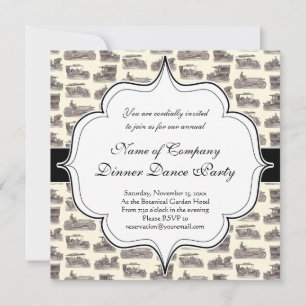 Invitation Automobiles allemandes vintages pour Antique Car C