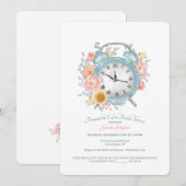 Invitation Autour de la Fête des mariées de l'horloge (Devant / Derrière)