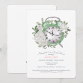Invitation Autour de la Fête des mariées de l'horloge Invitat (Devant / Derrière)