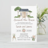 Invitation Autour de la maison Couples nuptiale douche Invita (Debout devant)