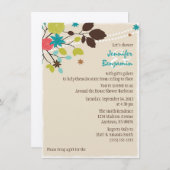 Invitation Autour de la Maison Couples Wedding shower Invitat (Devant / Derrière)