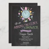 Invitation Autour de l'invitation de Fête de la mariée (Devant / Derrière)