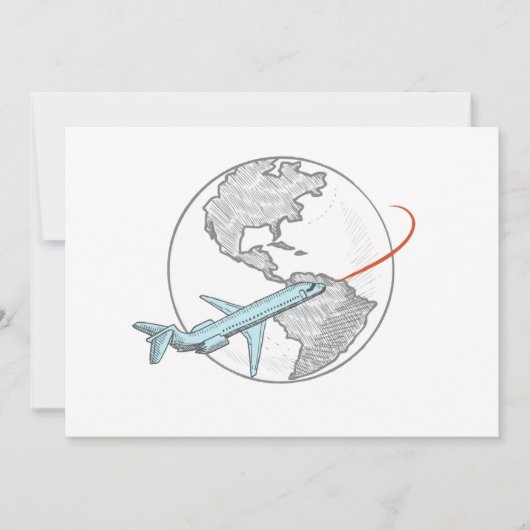 Invitation Autour du monde (Devant)