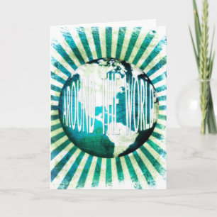 Invitation autour du monde : globe burst