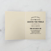 Invitation autour du passeport du monde (Intérieur)