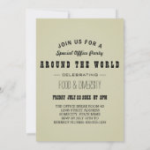 Invitation autour du passeport du monde (Dos)