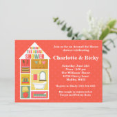 Invitation Autour du wedding shower de couples de Chambre (Debout devant)