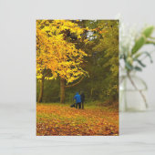 Invitation autumn couple (Debout devant)