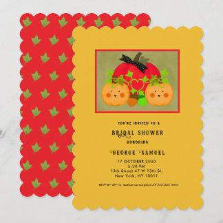 Invitation Autumn Halloween Best Bridal Shower