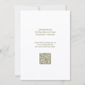 Invitation Autumn Leaves Rustic Watercolor Elegant Script (Dos)