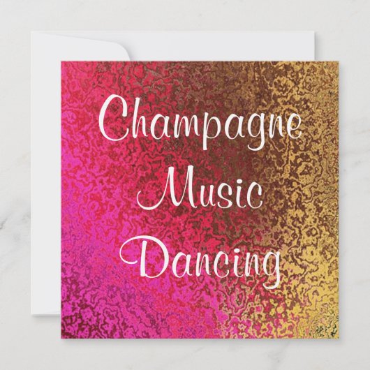 Invitation aux 25 ans de mariage (Devant)