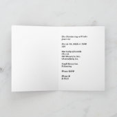 Invitation aux bébés Christening Pink & Green (Intérieur)