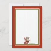 Invitation aux Berries d'hiver (Dos)