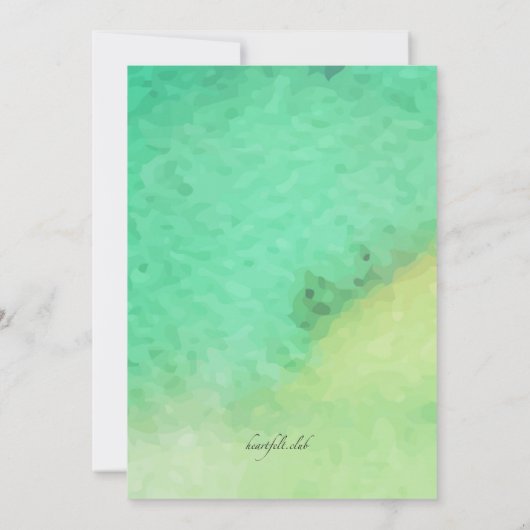 Invitation aux Boissons d'Été (Dos)