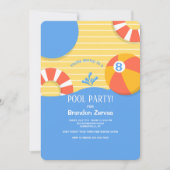 Invitation aux bouées de piscine (Devant)