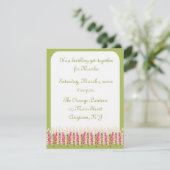 Invitation aux bougies d'anniversaire (Debout devant)