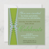 Invitation aux célébrations d'anniversaire (Dos)