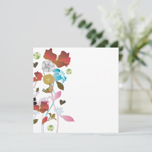 Invitation aux coquelicots (Debout devant)