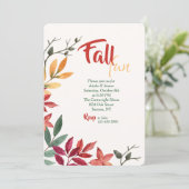 Invitation aux couleurs d'automne (Debout devant)