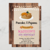 Invitation aux crêpes vintage (Devant / Derrière)