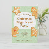 Invitation aux délicieux biscuits de Noël au ginge (Debout devant)