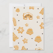 Invitation aux délicieux biscuits de Noël au ginge (Dos)