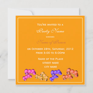 Invitation aux fêtes d'automne