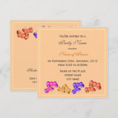 Invitation aux fêtes d'automne (Devant / Derrière)