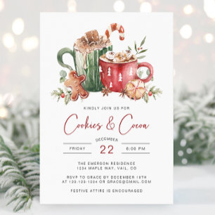 Invitation aux fêtes de Cookies