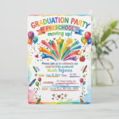 Invitation aux feux d'artifice pour la maternelle (Debout devant)